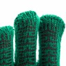 Перчатки трикотажные усиленные, гелевое ПВХ-покрытие, 7 класс, зеленые Россия Сибртех 68184