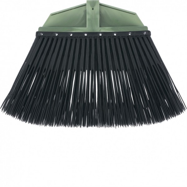 Метла полипропиленовая, 400 х 175 мм, веерная распушенная, без черенка, Россия, Сибртех 63221