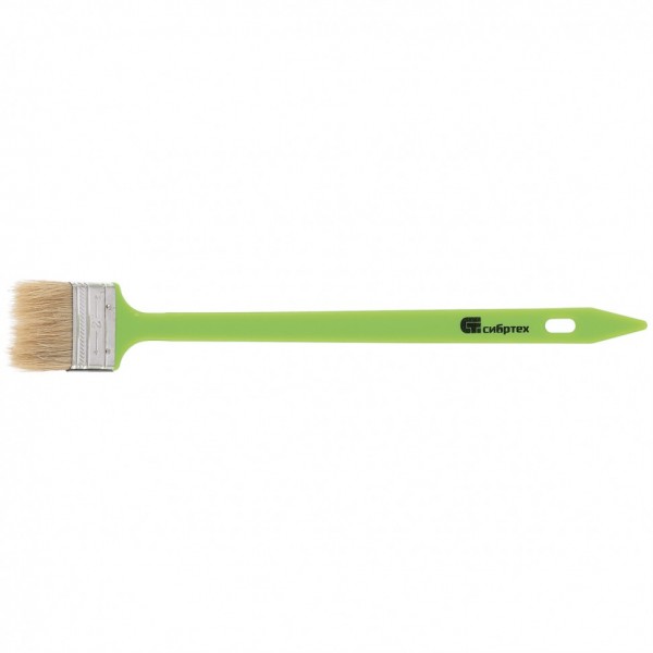 Кисть радиаторная 50 мм, натуральная щетина, пластиковая ручка Сибртех 83857