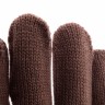 Перчатки трикотажные, акрил, ПВХ гель, Протектор, коричневый, оверлок Россия Сибртех 68663