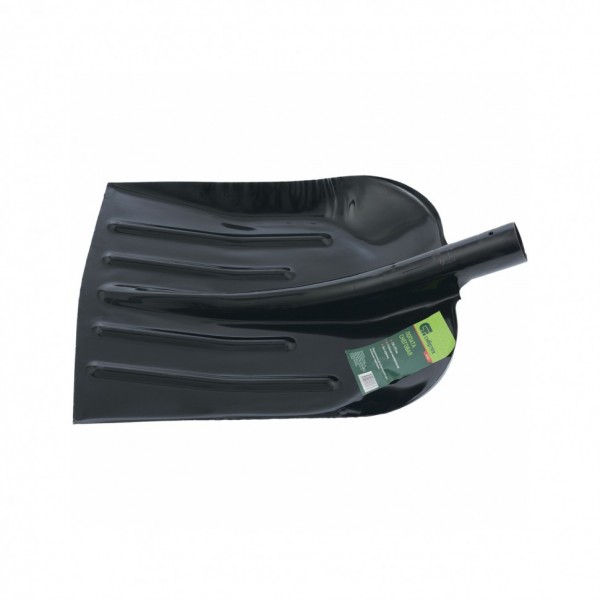 Лопата для уборки снега стальная эмалированная, 330 х 365 мм, без черенка, Россия, Сибртех 61531