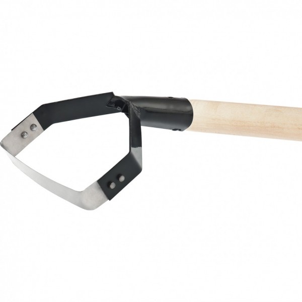 Полольник петлеобразный, 155 х 1340 мм, рессорно - пружинная сталь, деревянный черенок, Россия, Сибртех 62299