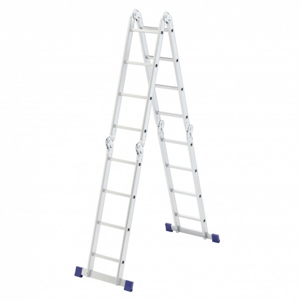 Лестница шарнирная алюминиевая, 4 х 4 ступени, Россия, Сибртех 97882