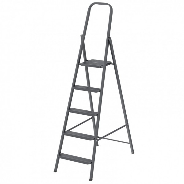 Стремянка 5 ступеней, компактная, стальная Россия Сибртех 97945