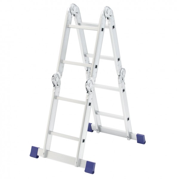 Лестница шарнирная алюминиевая, 4 х 2 ступени, Россия, Сибртех 97879