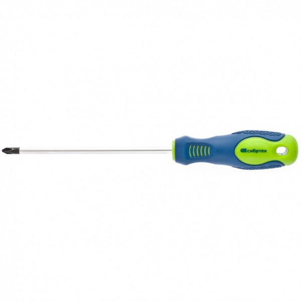 Отвертка, PH2 х 150 мм, CrV, двухкомпонентная рукоятка Сибртех 11847
