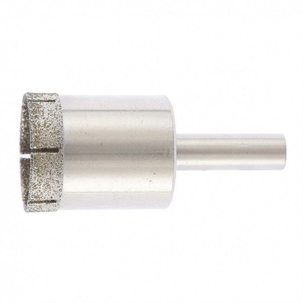 Сверло по стеклу и керамической плитке, 25 х 55 мм, цилиндрический хвостовик Сибртех 726257