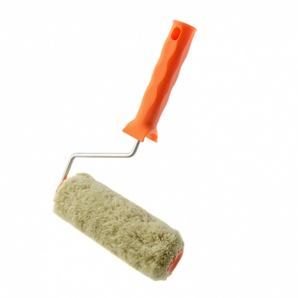 Валик Фасадные работы, 180 мм, ворс 18 мм, D 36 мм, D ручки - 6 мм, полиакрил,полиэстер Сибртех 80217