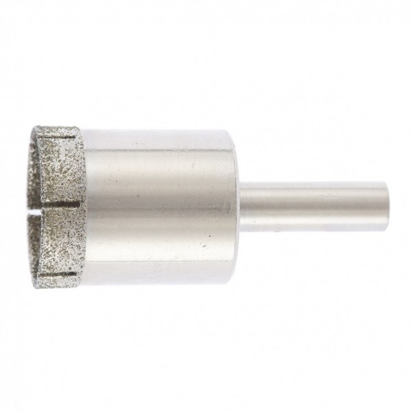 Сверло по стеклу и керамической плитке, 30 х 55 мм, цилиндрический хвостовик Сибртех 726307