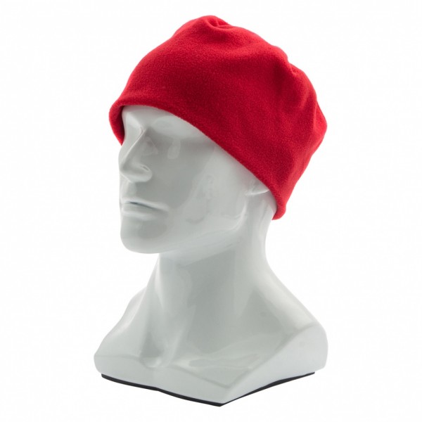 Шапка из флиса для взрослых, размер 58-59, красная Россия Сибртех 68811
