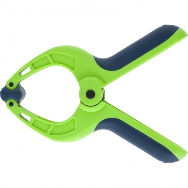 Струбцина клещеобразная 1-1/4, пластиковый корпус, двухкомпонентные рукоятки, усиленная пружина, 33 мм Сибртех 20782