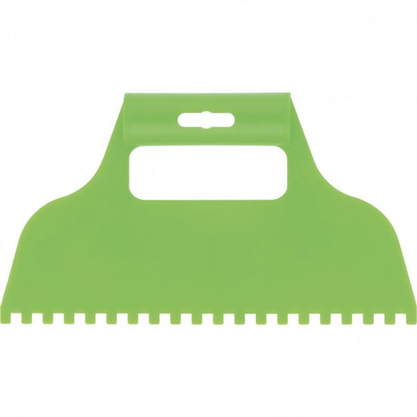 Шпатель для клея, пластмассовый, зубчатый 6 х 6 мм Сибртех 86015