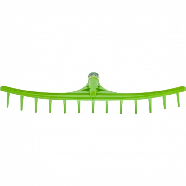 Грабли пластиковые, 655 мм, 13 круглых зубьев, сенные, без черенка, Россия, Сибртех 61717