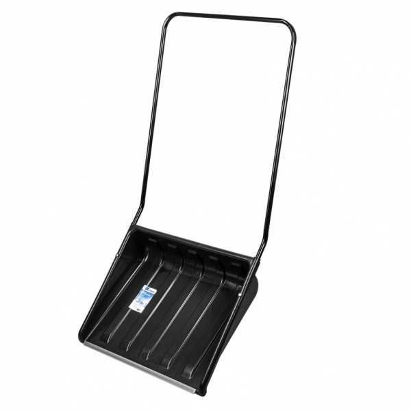 Движок для уборки снега пластиковый, 700х550х1470 мм, стальная рукоятка, Россия Сибртех 61643