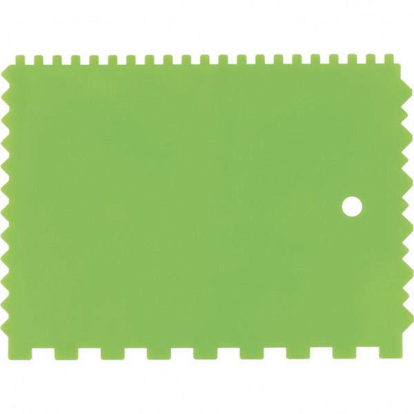 Шпатель для клея, пластмассовый, 130 х 170 мм, зубчатый Сибртех 86018