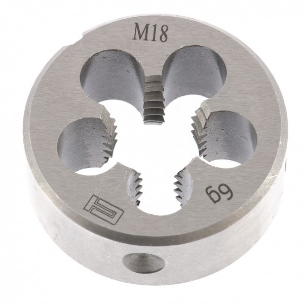 Плашка М18 х 2.5 мм Сибртех 77052