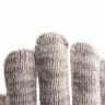 Перчатки трикотажные усиленные, гелевое ПВХ-покрытие, 7 класс, бело-серый меланж Россия Сибртех 68182
