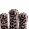 Перчатки трикотажные усиленные, гелевое ПВХ-покрытие, 7 класс, бело-серый меланж Россия Сибртех 68182