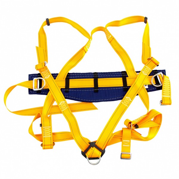Удерживающе-страховочная привязь, модель УСП II, наплечные и набедренные лямки, высокий кушак Сибртех 89507
