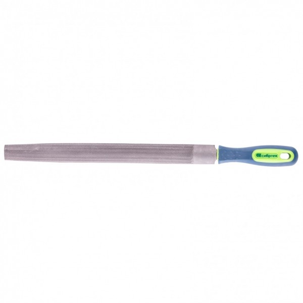 Напильник, 300 мм, полукруглый, двухкомпонентная рукоятка, №2 Сибртех 16331