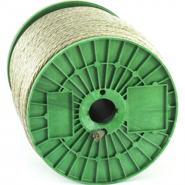 Трос металлополимерный прозрачный ПР-8.0, толщина 8.0 мм, катушка 100 метров Россия Сибртех 47641