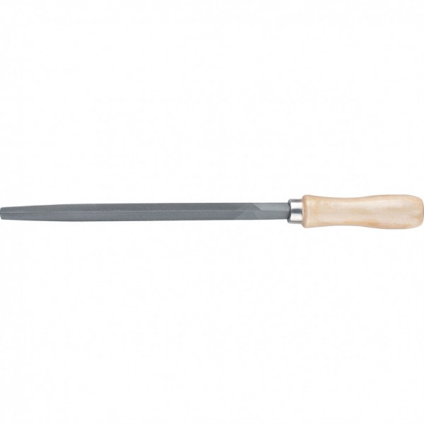 Напильник трехгранный, 300 мм, деревянная ручка Сибртех 16032