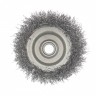 Щетка для УШМ, 100 мм, М14, чашка, витая проволока Сибртех 746057