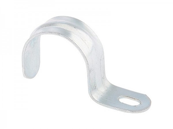 Скоба металлическая однолапковая, 25 мм, 100 шт Сибртех 48182