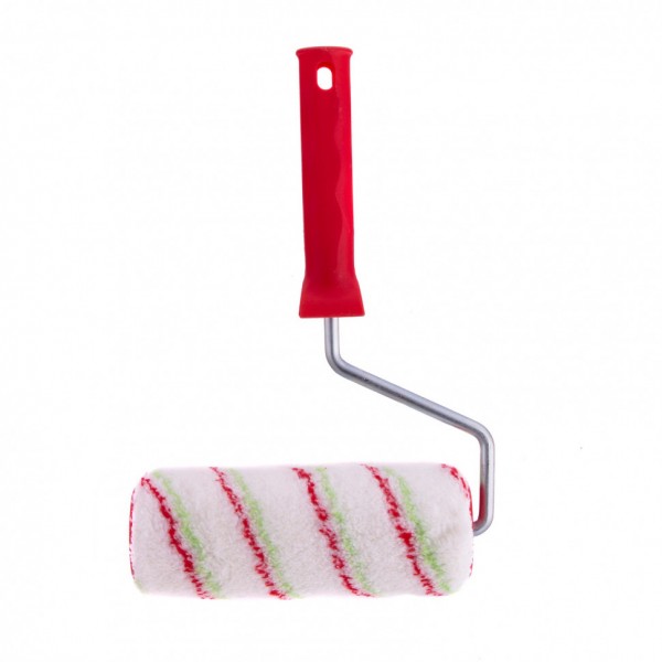 Валик Эмали , 180 мм, ворс 12 мм, D 48 мм, D ручки 8 мм, полиамид, полиакрил Сибртех 80170