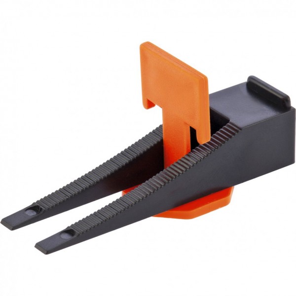 Система выравнивания плитки (СВП), комплект: зажимы, клинья (50/50 шт), упаковка ведро Сибртех 88070