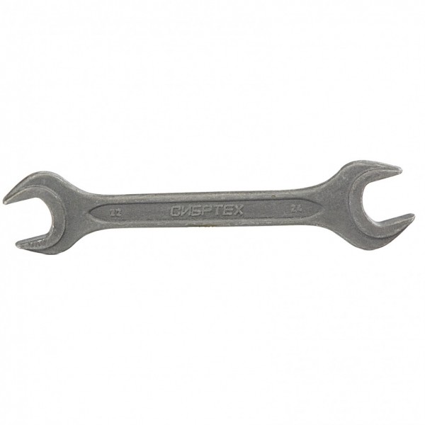 Ключ рожковый, 22 х 24 мм, CrV, фосфатированный, ГОСТ 2839 Сибртех 14330