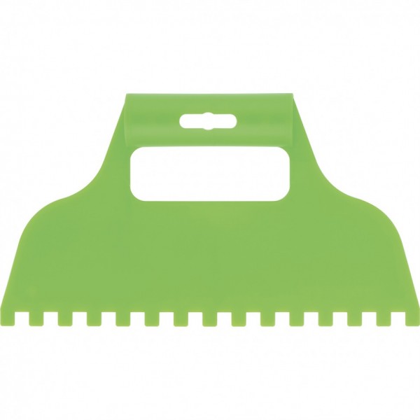 Шпатель для клея, пластмассовый, зубчатый 8 х 8 мм Сибртех 86016