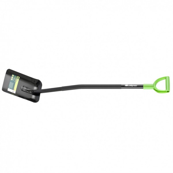 Лопата совковая, 215 х 305 х 1300 мм, цельнометаллическая, Россия, Сибртех 61613