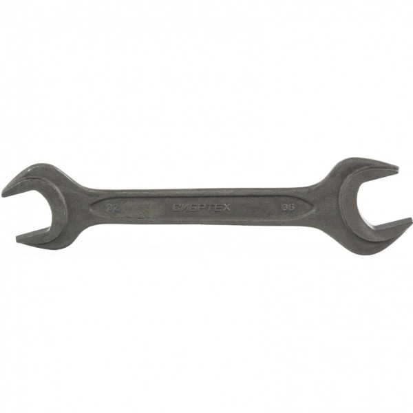 Ключ рожковый, 32 х 36 мм, CrV, фосфатированный, ГОСТ 2839 Сибртех 14333