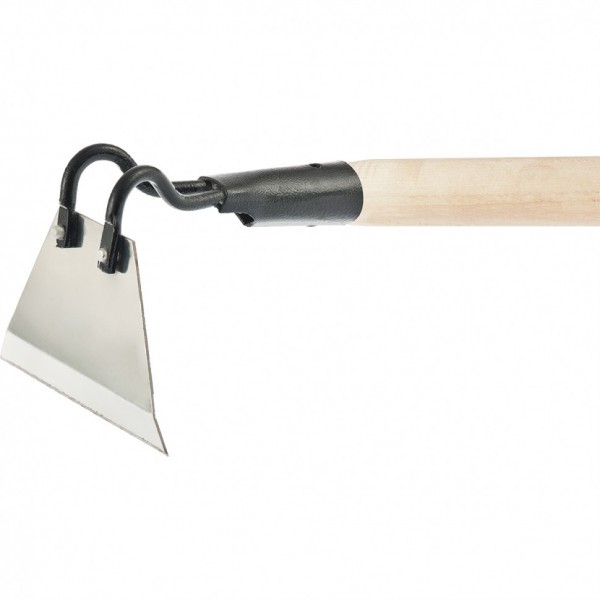 Мотыга, нержавеющая сталь, 150 х 90 х 1300 мм, деревянный черенок, Россия, Сибртех 62333