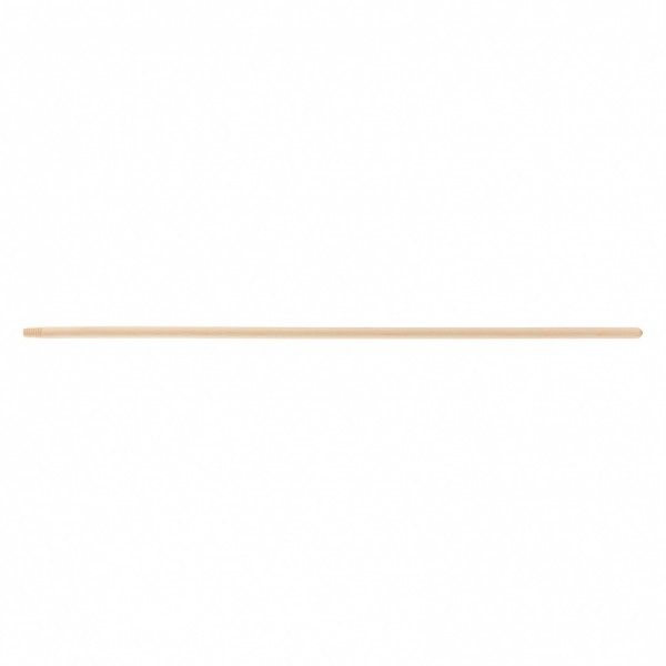 Черенок деревянный, 23 х 1200 мм, высший сорт, с резьбой (подходит для метел, щеток), Россия, Сибртех 68431