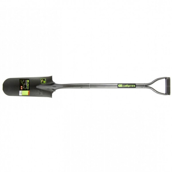 Лопата траншейная, 125 х 360 х 1150 мм, цельнометаллическая, Сибртех 61474