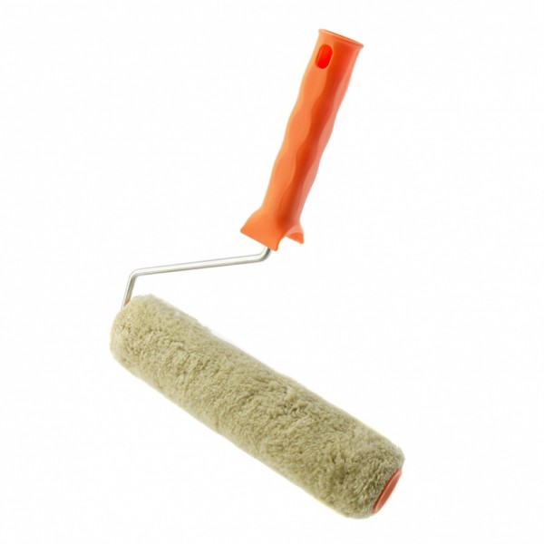 Валик Фасадные работы, 250 мм, ворс 18 мм, D 36 мм, D ручки - 6 мм, полиакрил, полиэстер Сибртех 80225