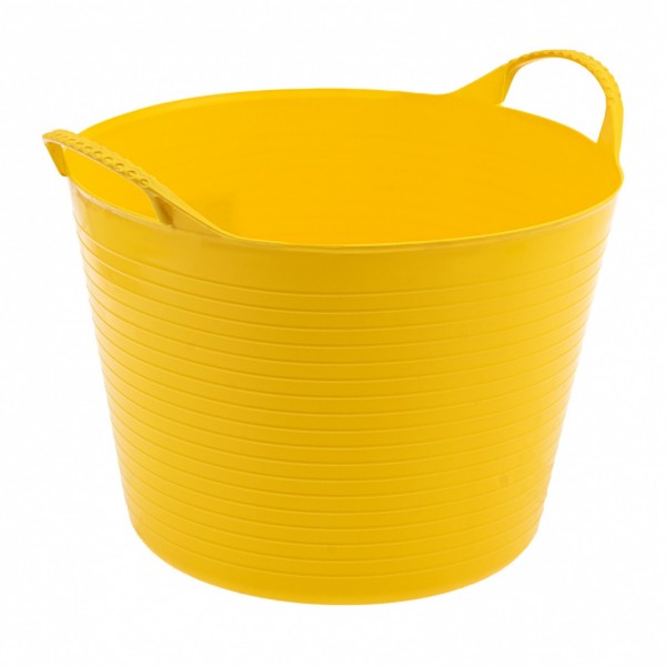 Ведро гибкое сверхпрочное, 14 л, желтое, Россия, Сибртех 67502