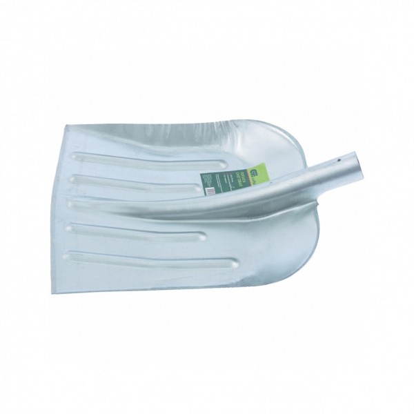 Лопата для уборки снега стальная оцинкованная, 330 х 365 мм, без черенка, Россия, Сибртех 61536