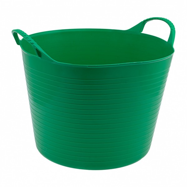 Ведро гибкое сверхпрочное, 40 л, зеленое, Россия, Сибртех 67506