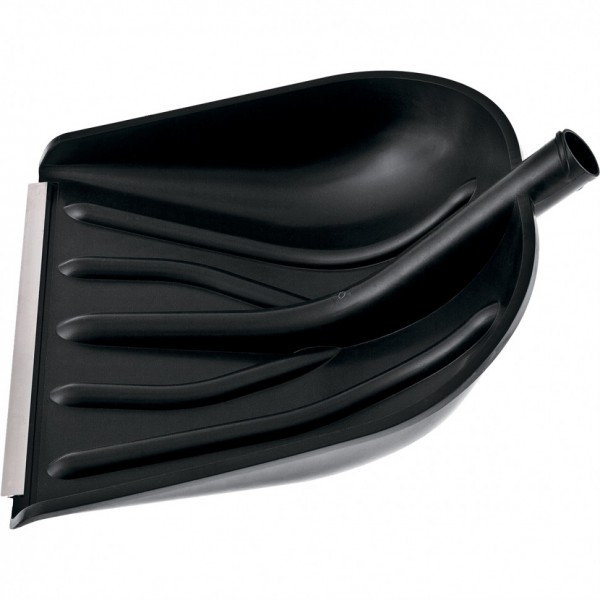 Лопата для уборки снега пластиковая Profi, 410 х 405 мм, без черенка, Россия, Сибртех 61487