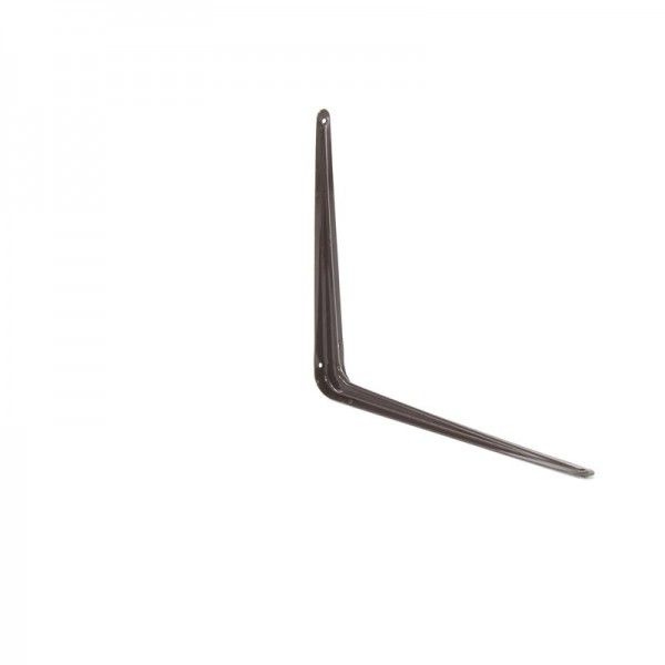 Кронштейн угловой с ребром, 300 х 350 мм, коричневый Сибртех 94028