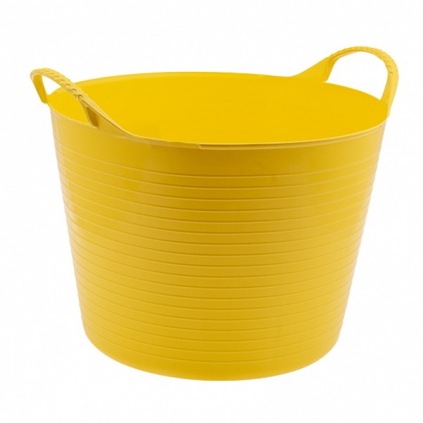 Ведро гибкое сверхпрочное, 40 л, желтое, Россия, Сибртех 67507