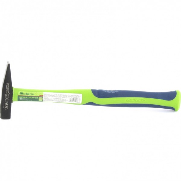 Молоток слесарный, 100 г, фибергласовая обрезиненная рукоятка Сибртех 10316