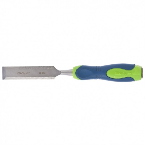 Долото-стамеска, 26 мм, двухкомпонентная рукоятка Сибртех 24491