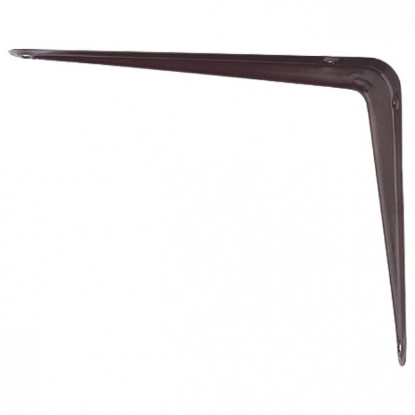 Кронштейн угловой с ребром, 350 х 400 мм, коричневый, / Сибртех 94029