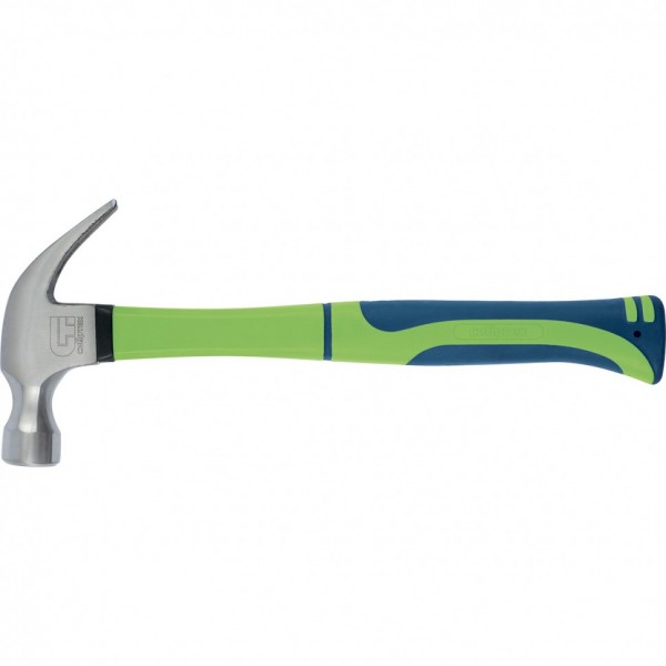 Молоток-гвоздодер, 450 г, фибергласовая обрезиненная рукоятка Сибртех 10442