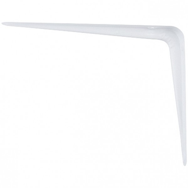 Кронштейн угловой с ребром, 400 х 450 мм, белый Сибртех 94020