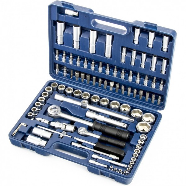 Набор инструментов, 1/2, 1/4, 94 предмета Сибртех 13508